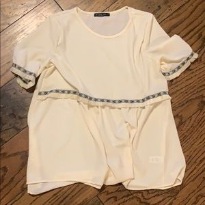 White shirt from acting pro. Never worn. NWOT